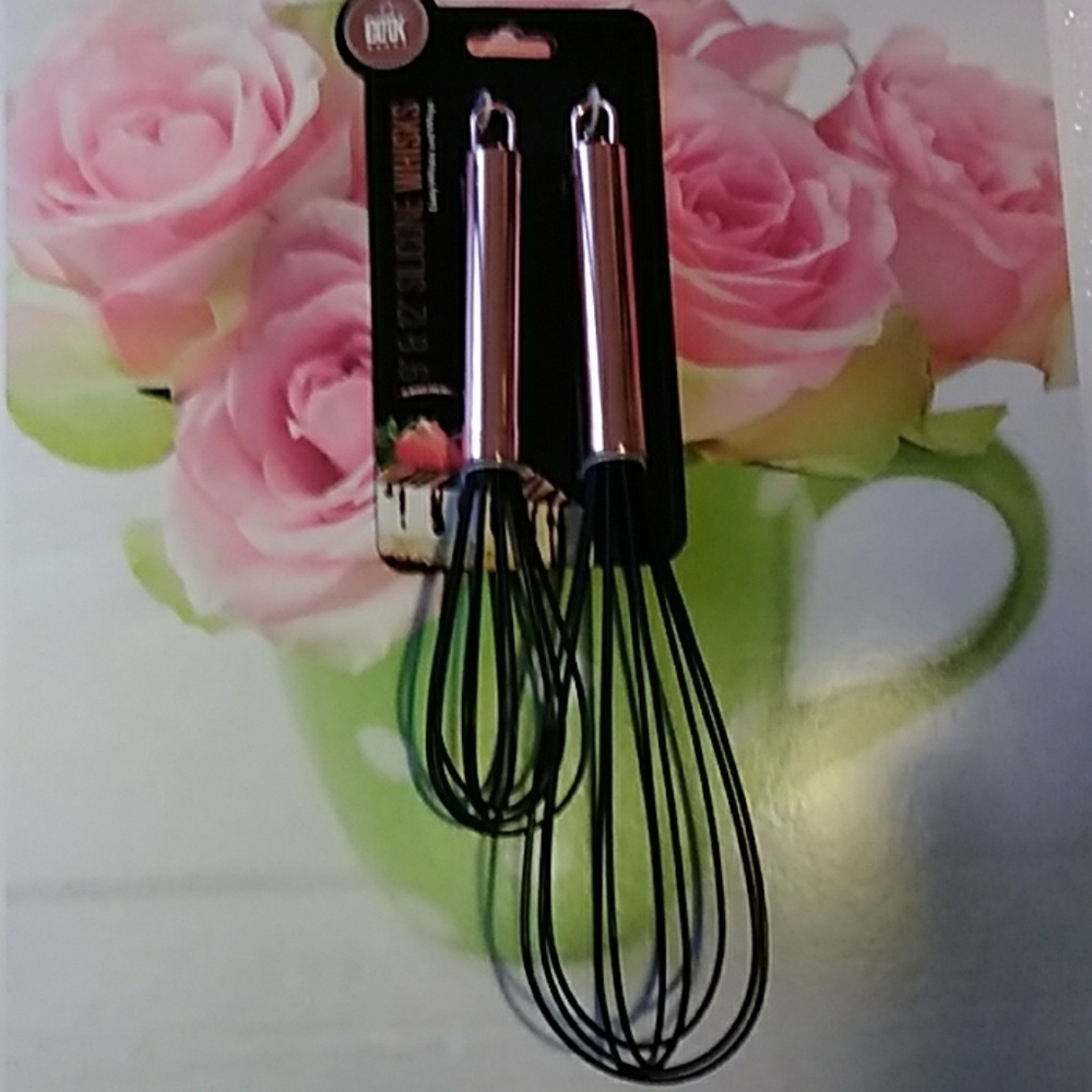 Cook Works Balloon Silicone Whisks 9" & 12"